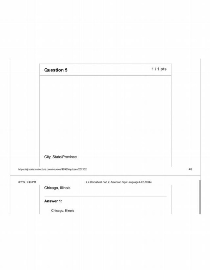ASL Worksheet Part 2