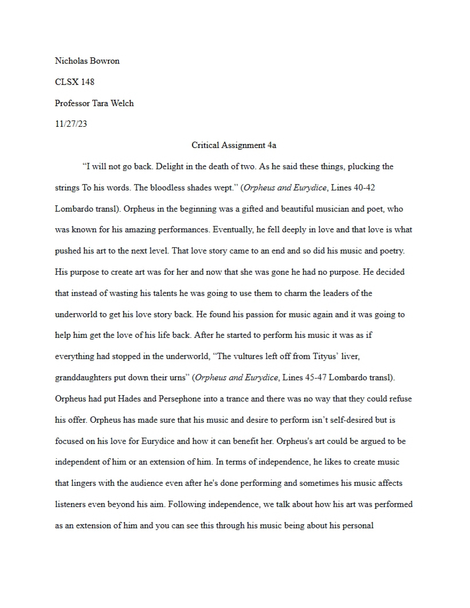 Assignment 4a Critical Review