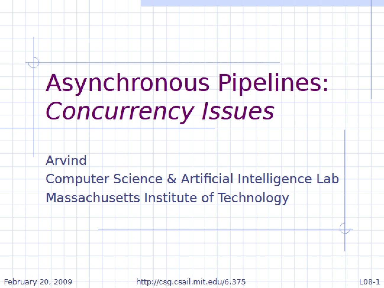 Pipelines: Asynchronous
