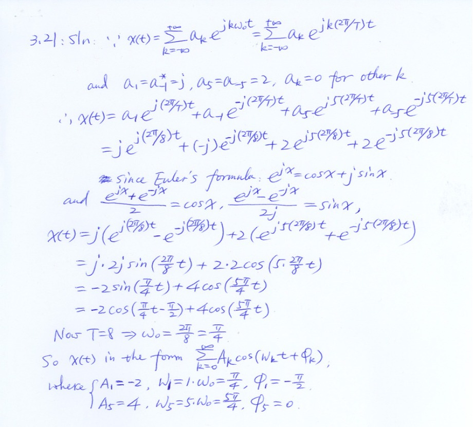 Fourier Series Analysis for Signals