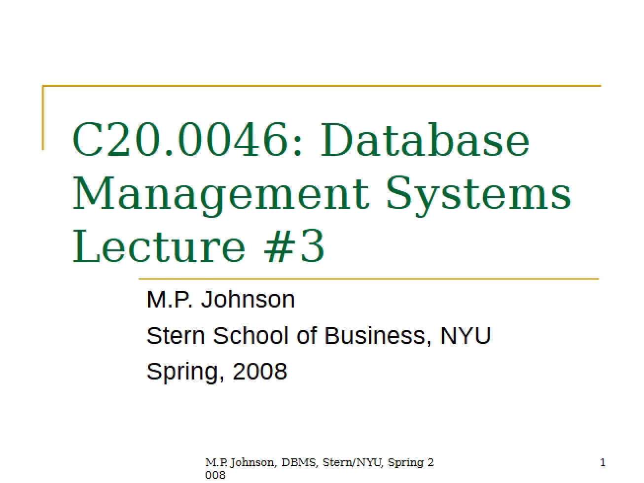 Dealing with Data Class Notes