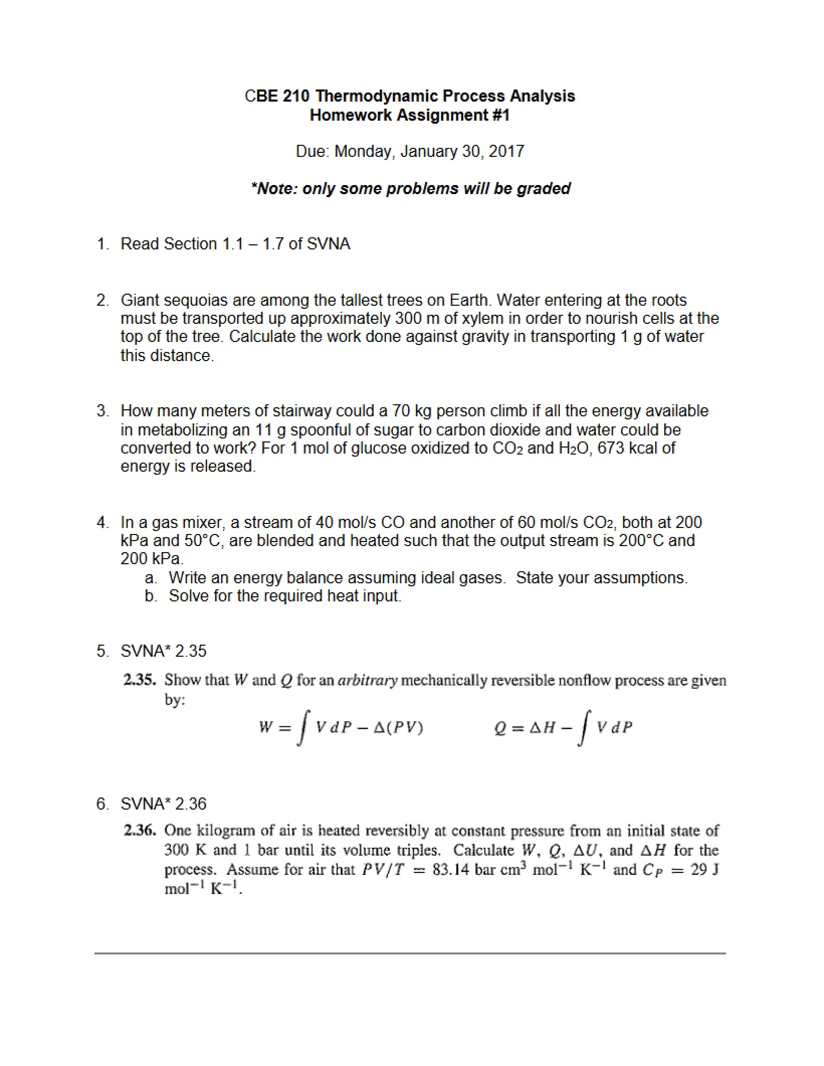 Homework One