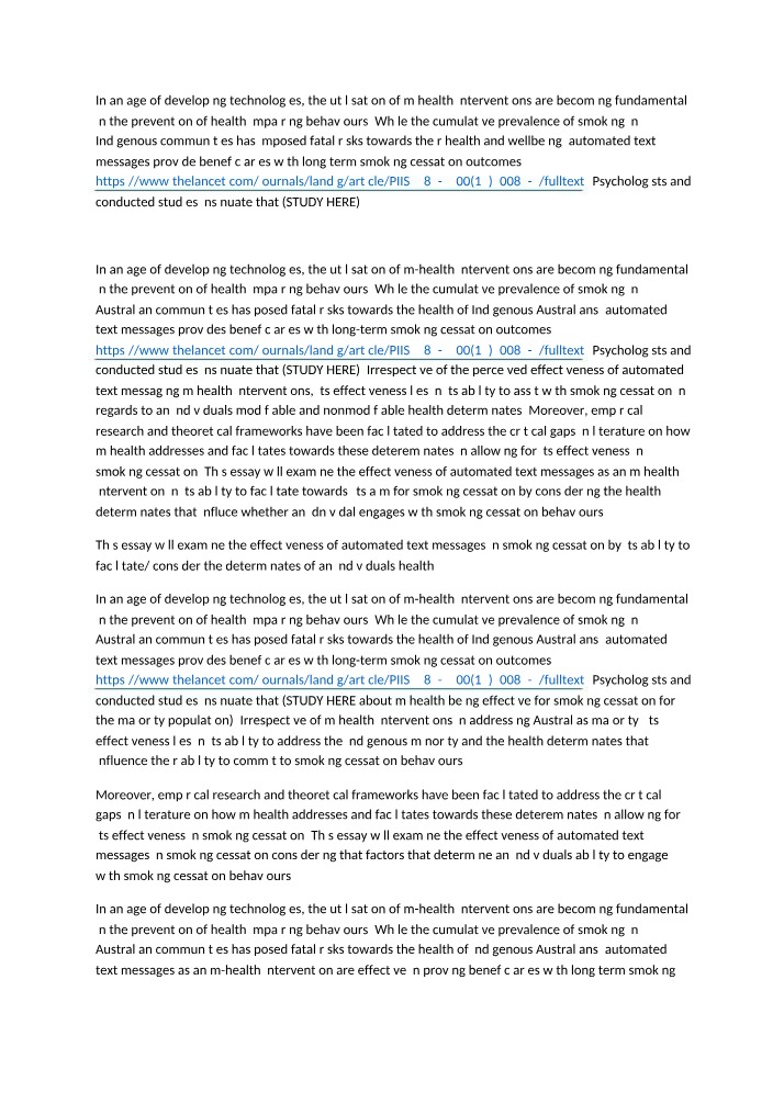 Automated Text Messages for Long-Term Smoking Cessation