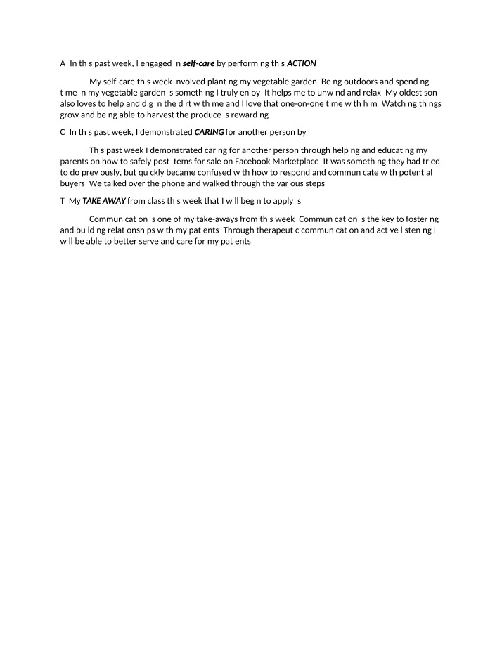 ACT Reflection - Number 2