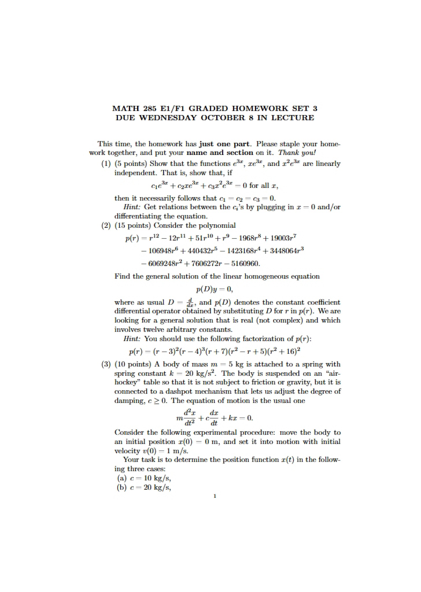 Assignment 3