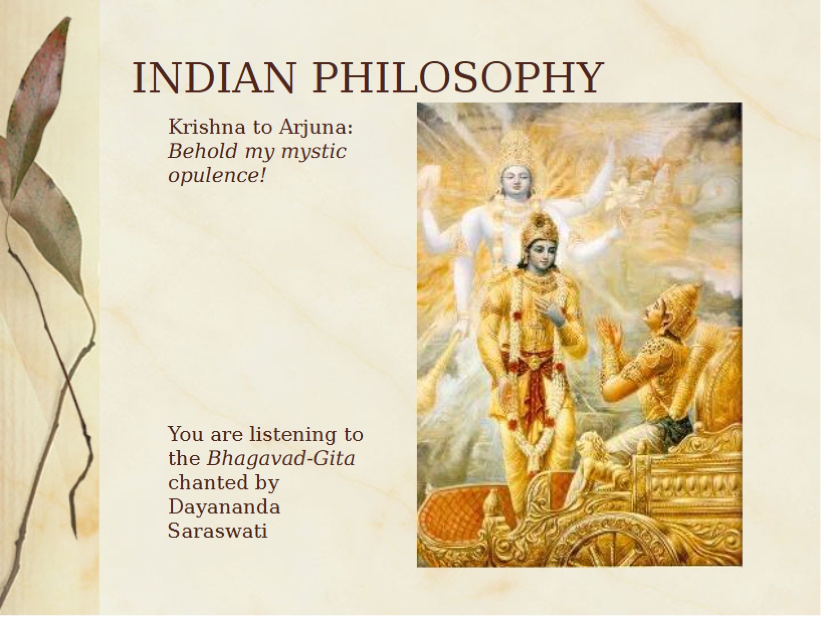 Philosophy of India