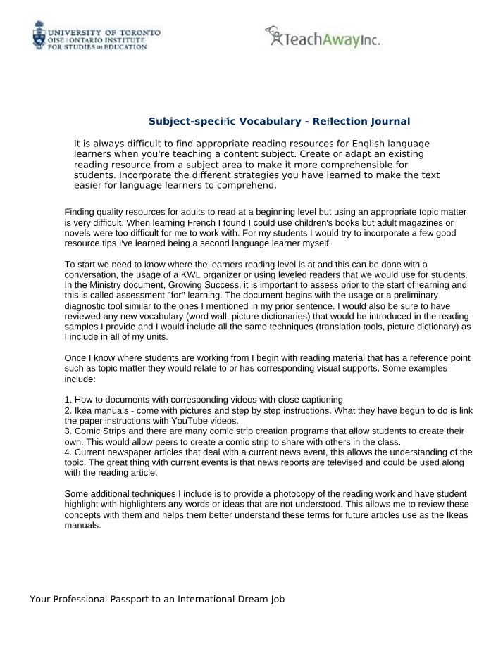 Strategies for Comprehensible Reading Resources
