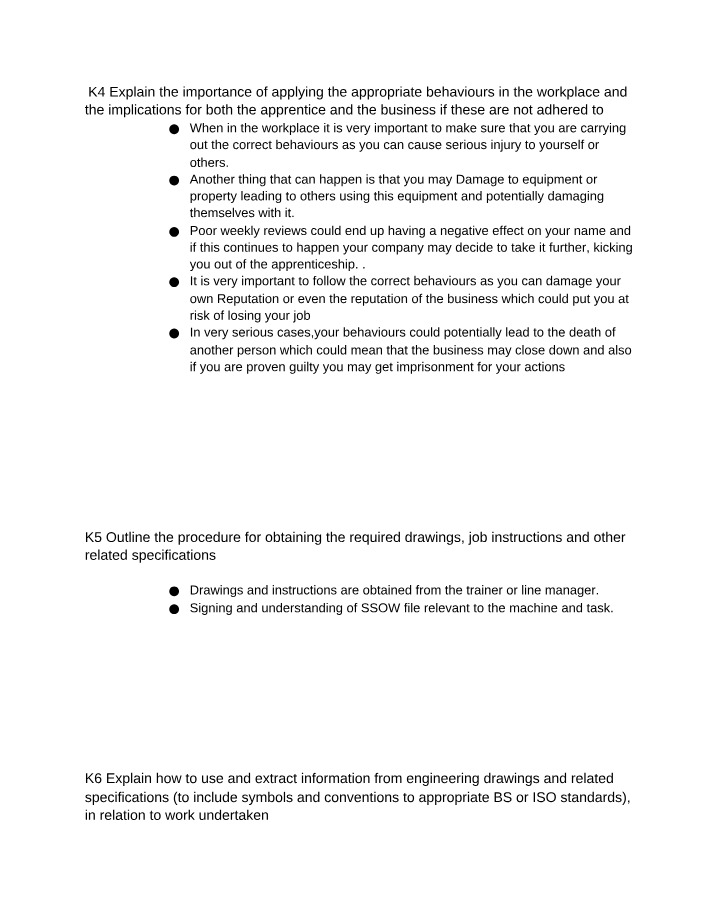 Workplace Behaviors - Implications and Risks