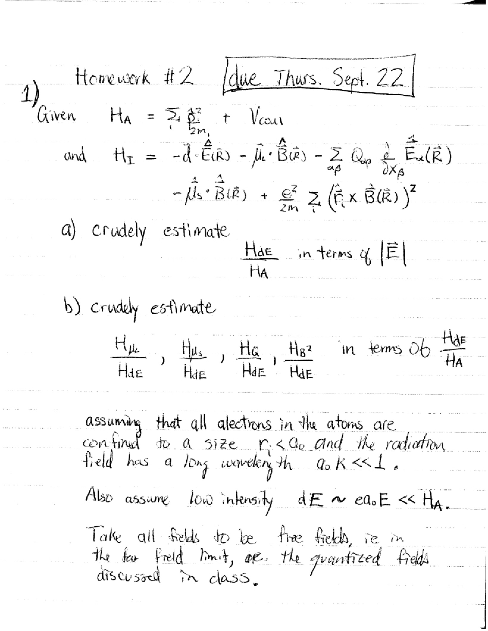 Second Assignment