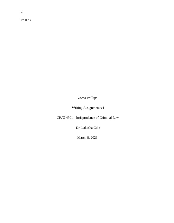 Jurisprudence - Part 4