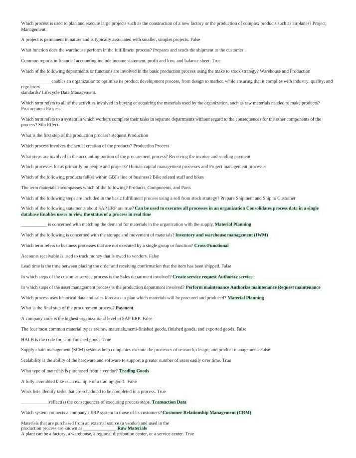 Large Projects - Planning and Executing