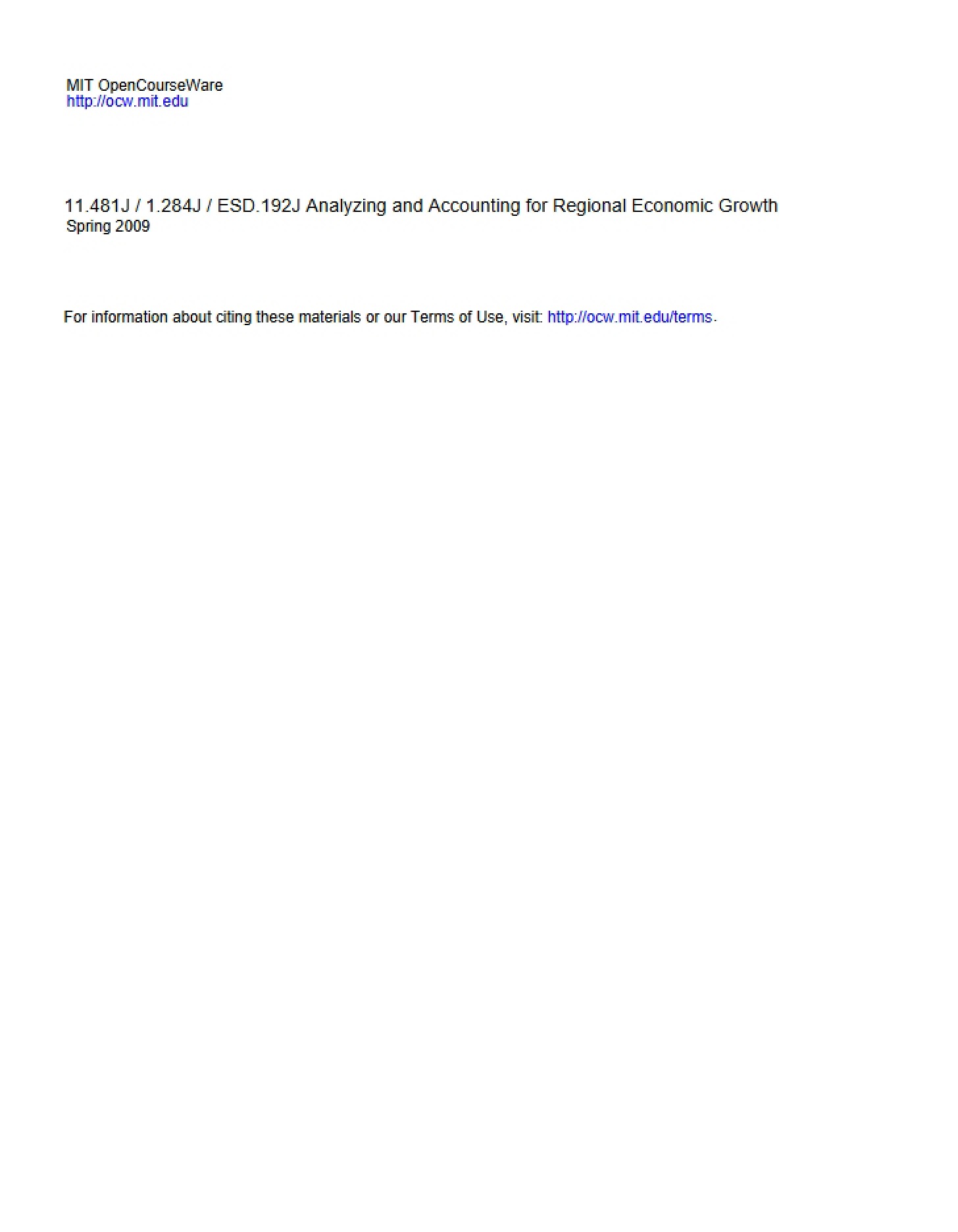 Review Guide - Analyzing and Accounting for Regional Economic Growth