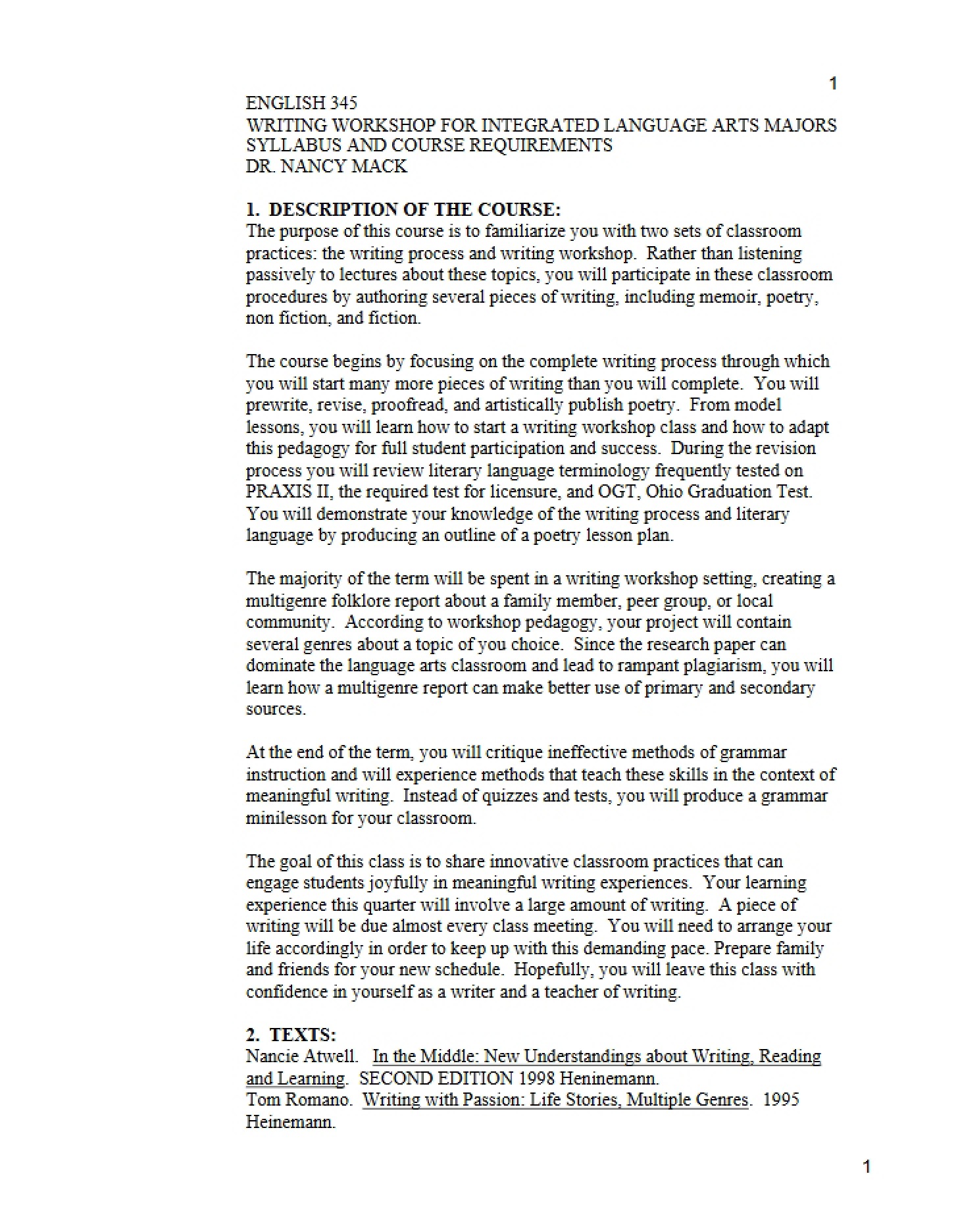Syllabus ENG 345