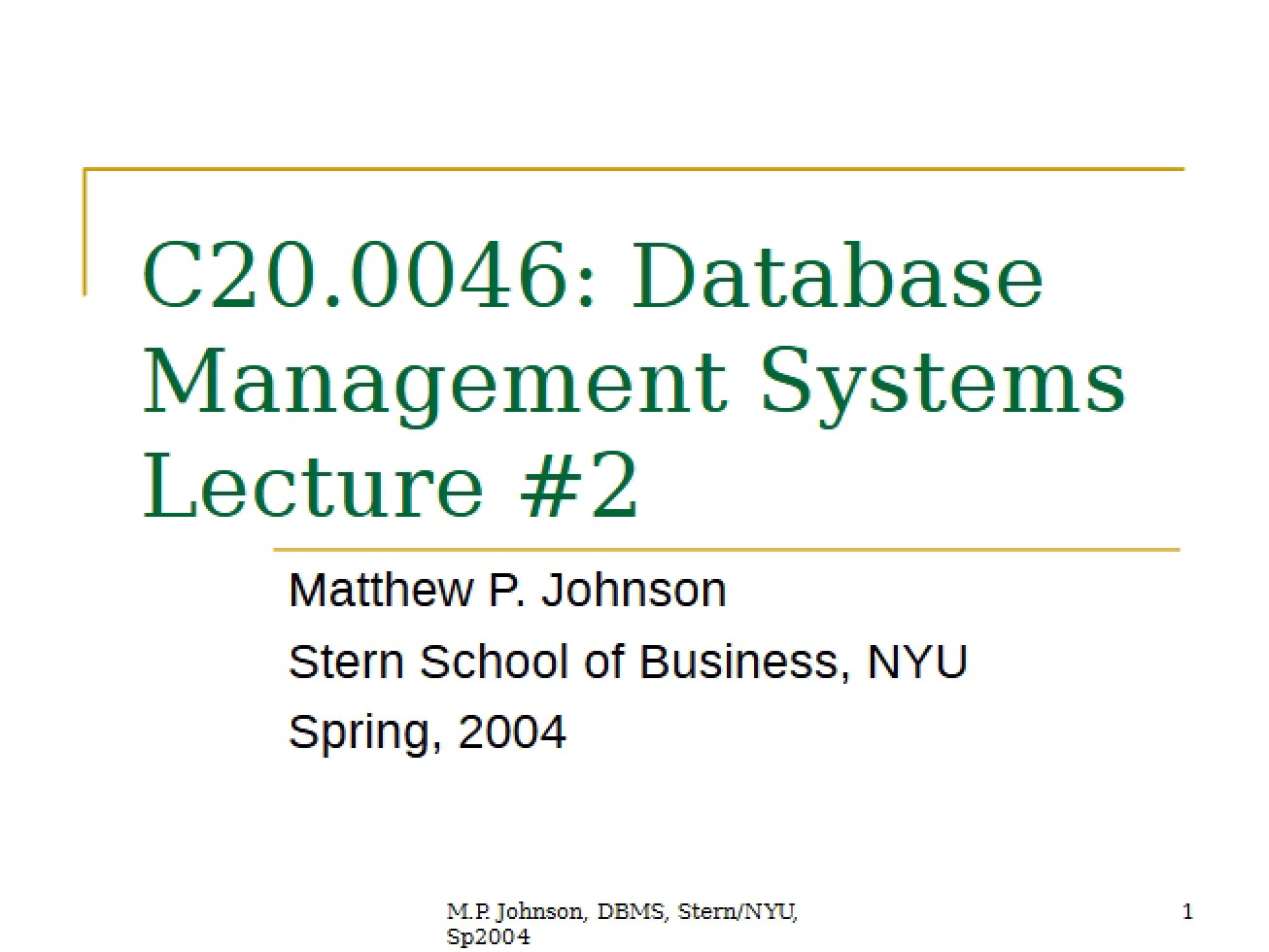 Dealing with Data Lecture Notes