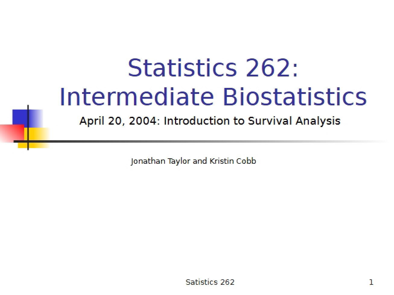 Primer on Survival Analysis
