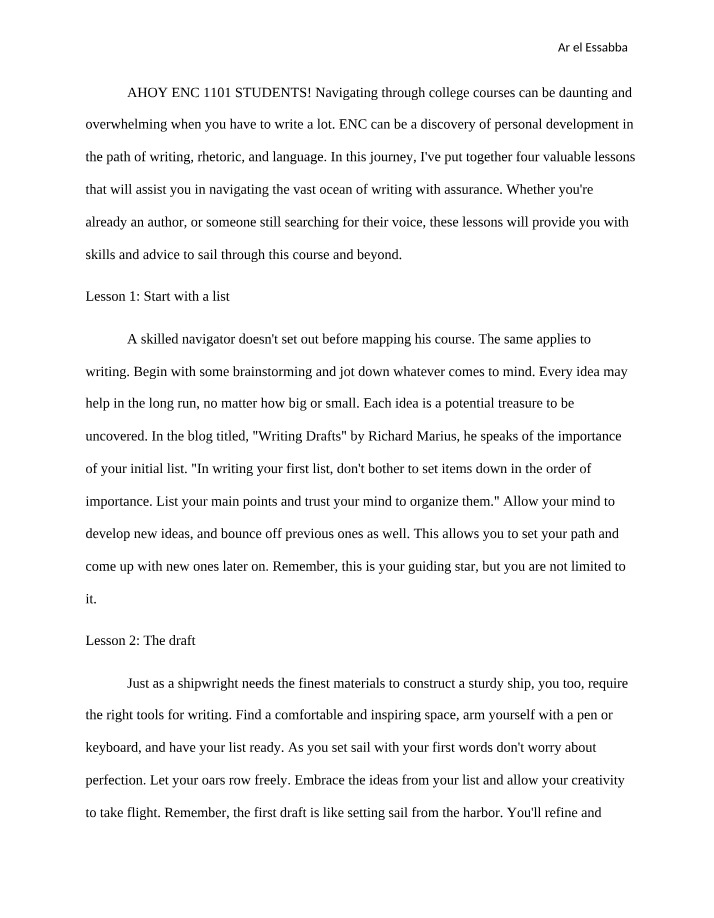 Writing Tips - 4 Valuable Lessons