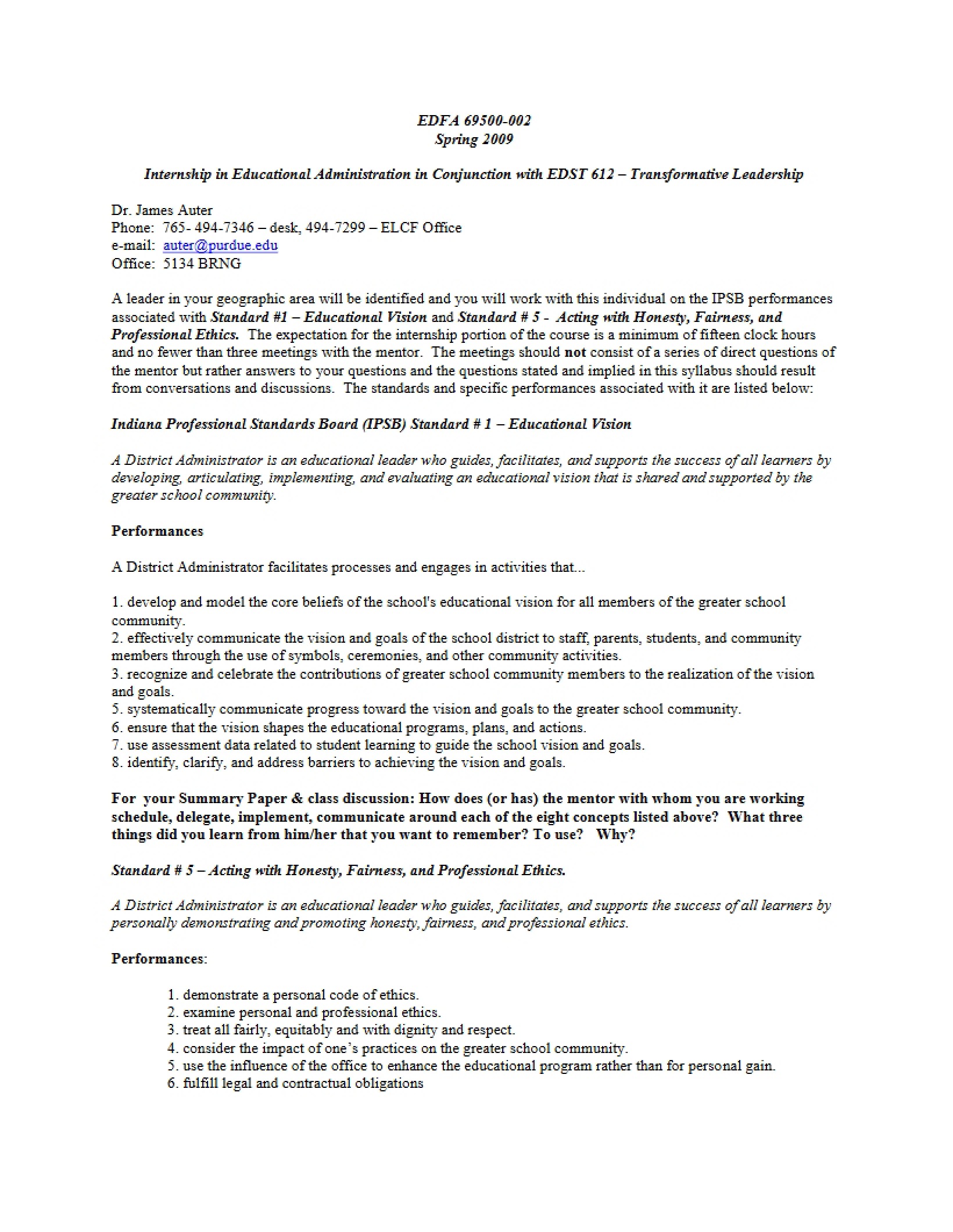Syllabus