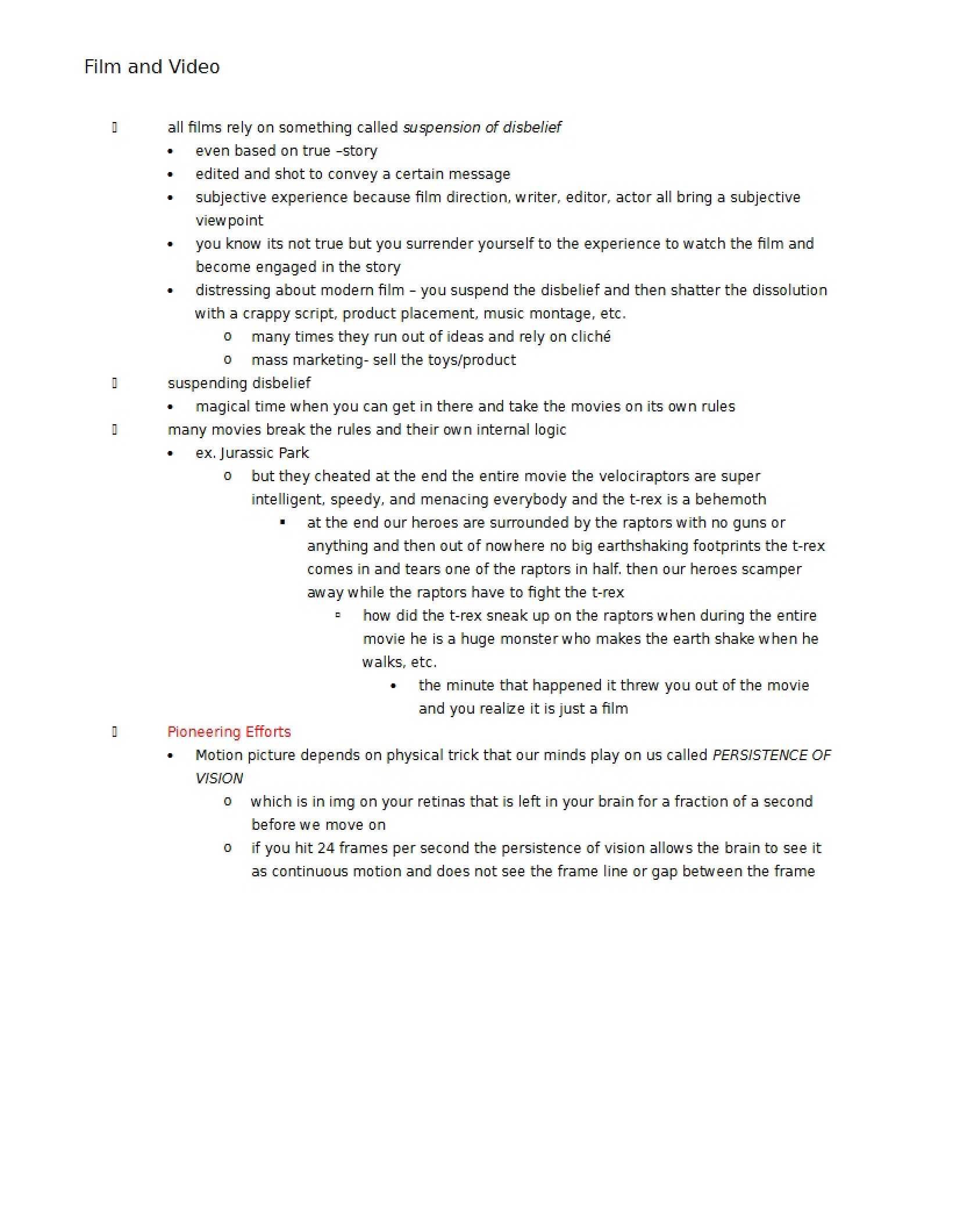 Audio Lecture Notes for Test 2