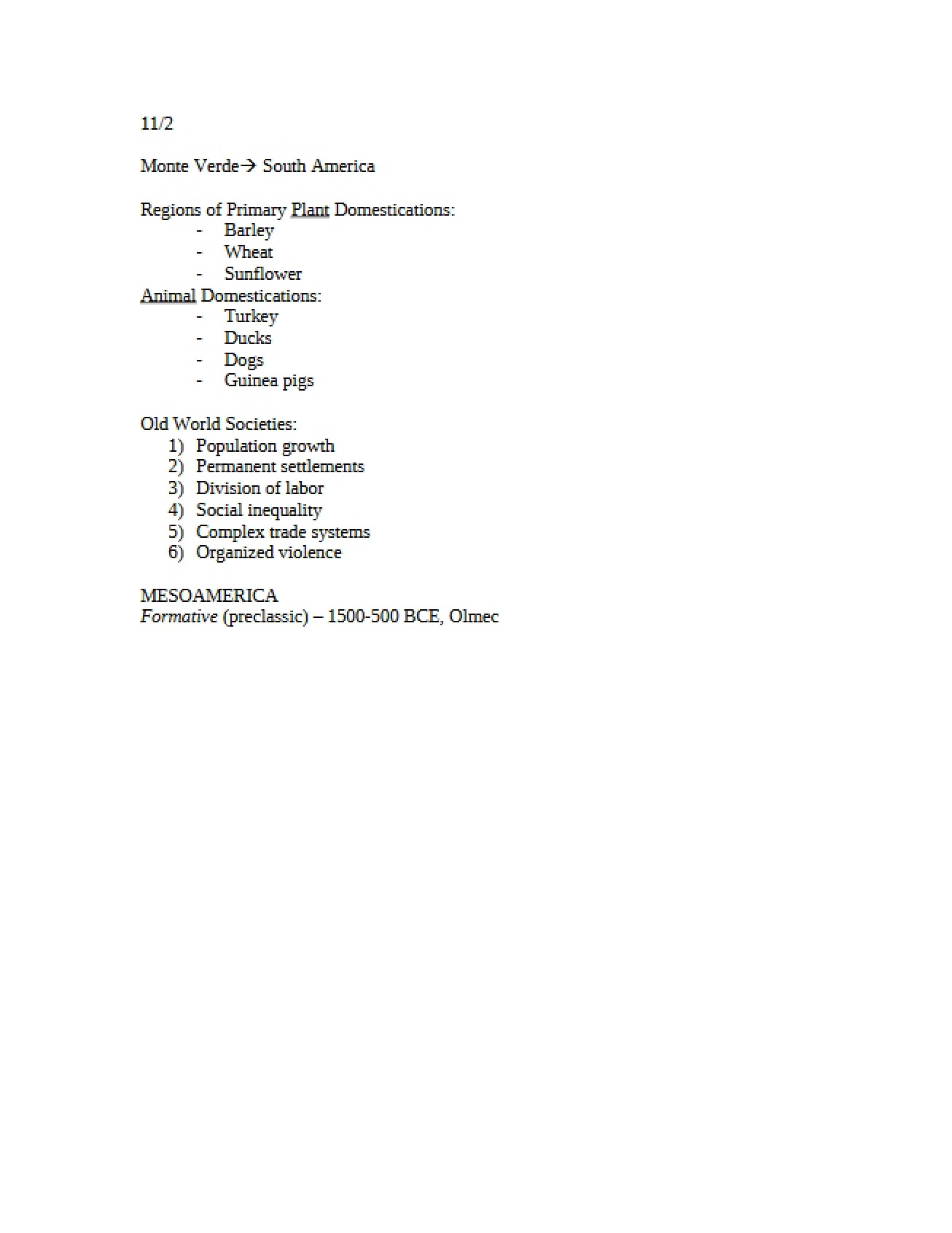 Civilization Notes Part 6