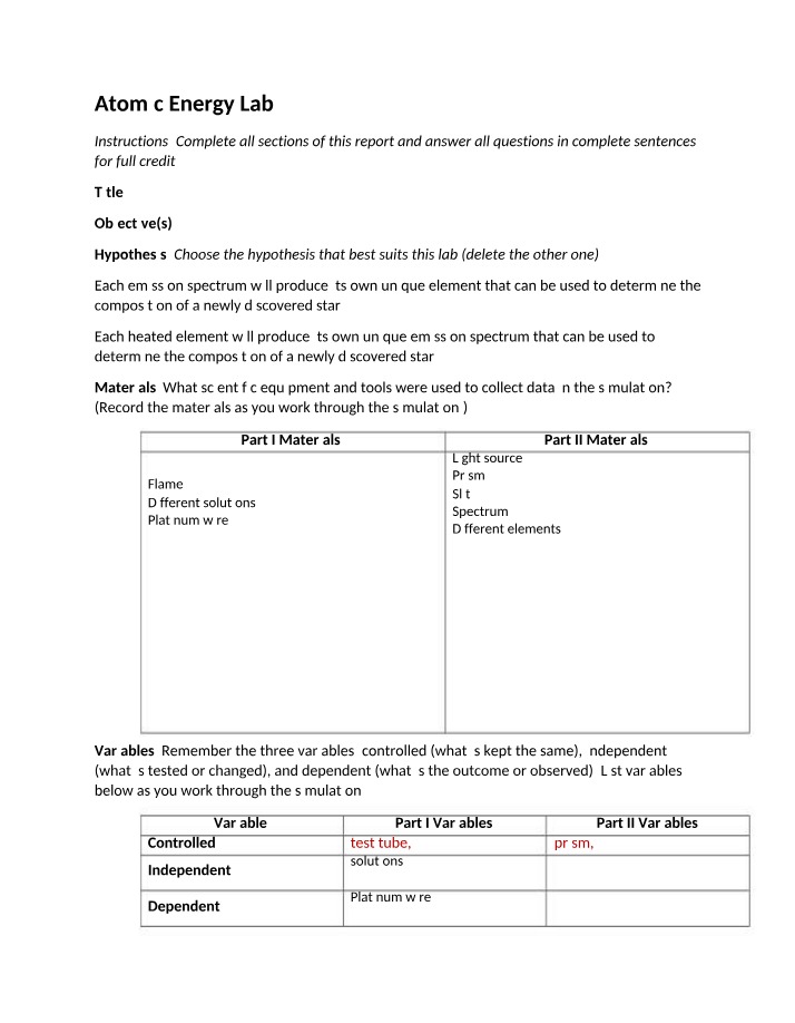 Lab on Atomic Energy