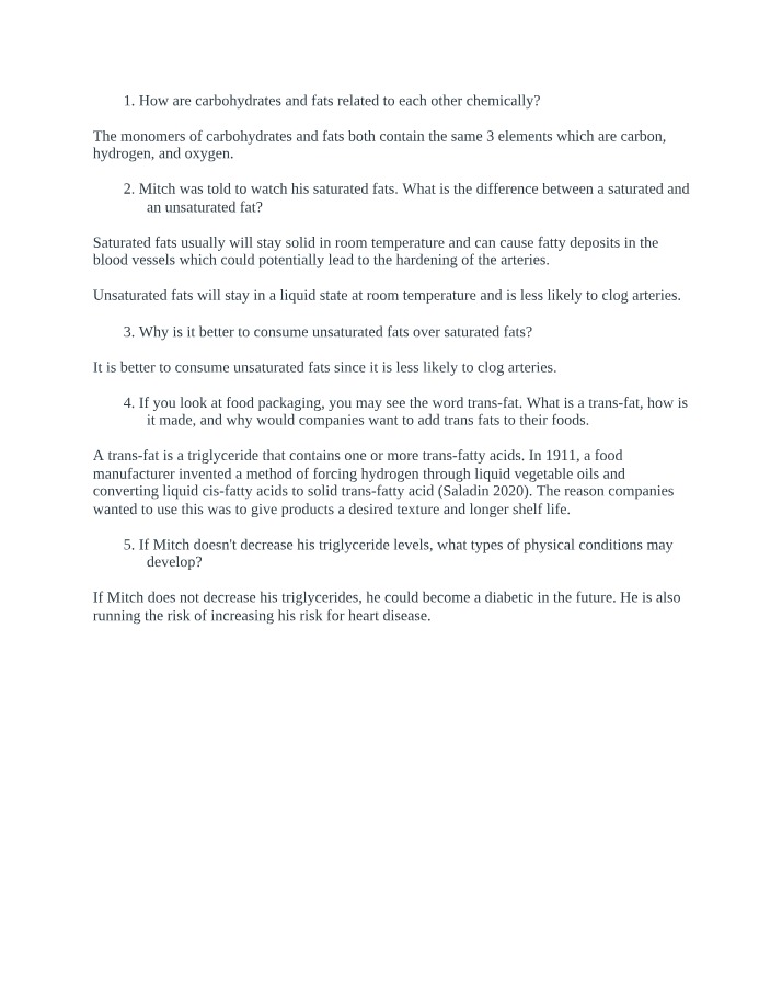 Chemistry Case Study