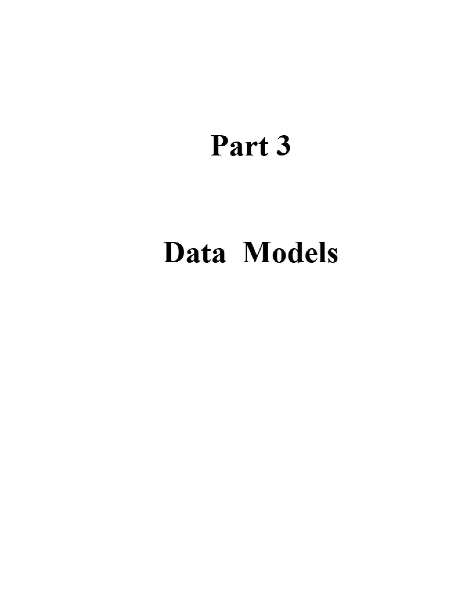 Data Models Part 3