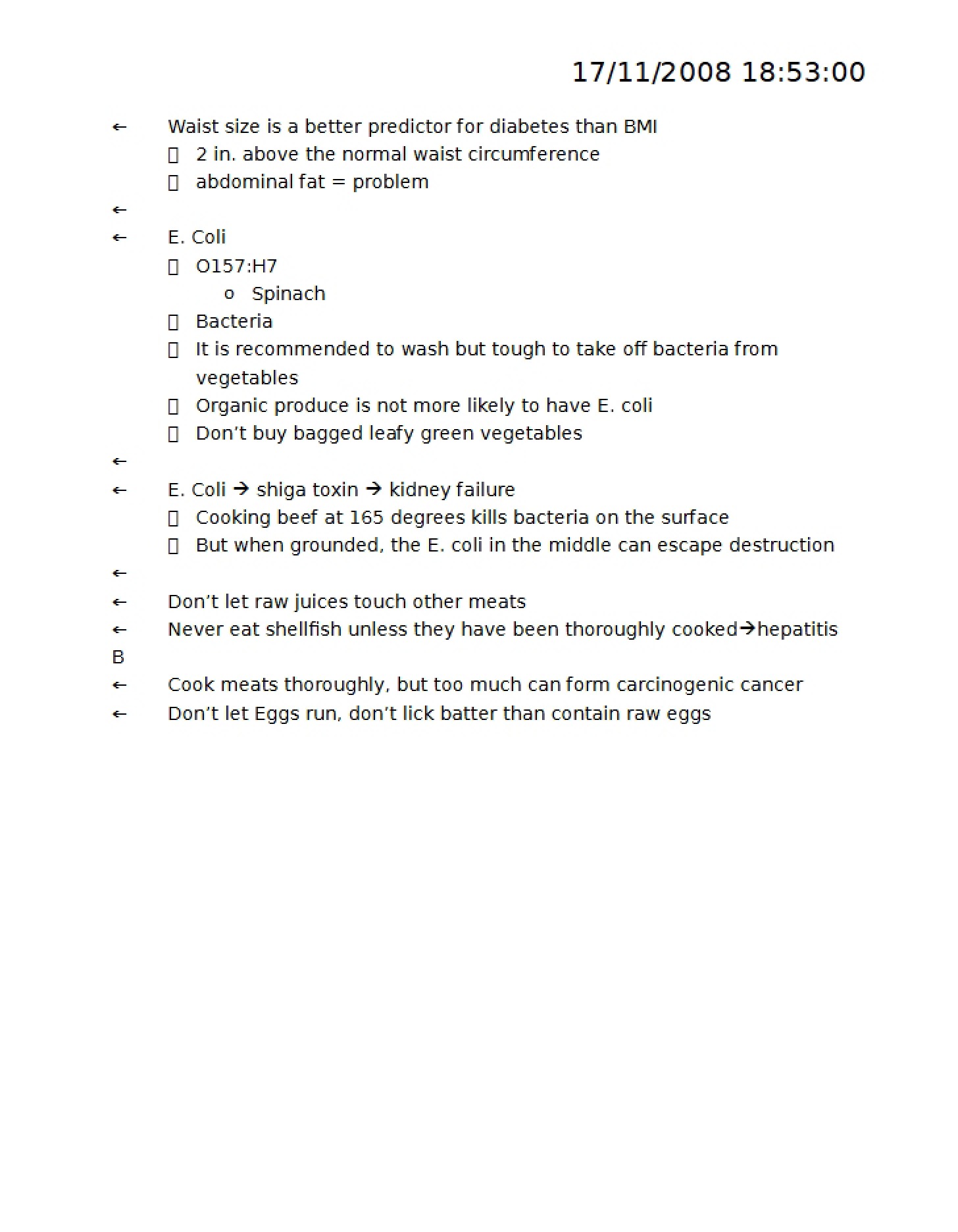 Week Thirteen Lecture Notes