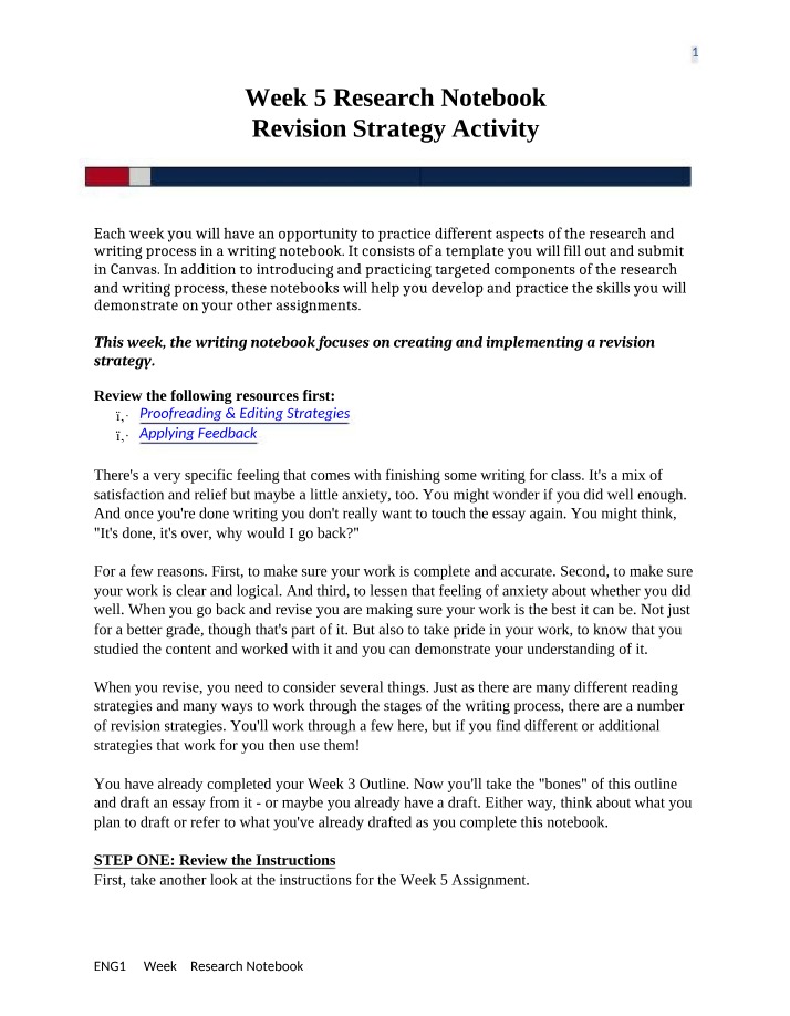 ENG 122 Week 5 - Research Notebook