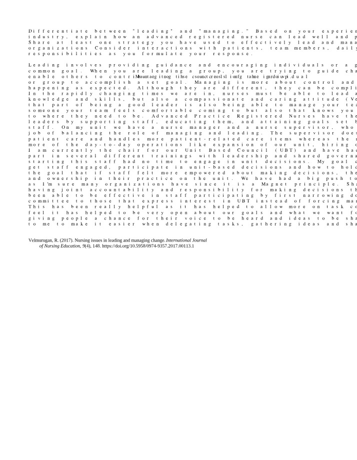 ABSNNUA453 Gerontology - Leading