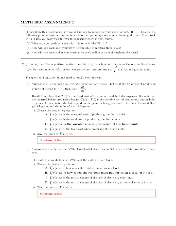 Assignment 2C Solution