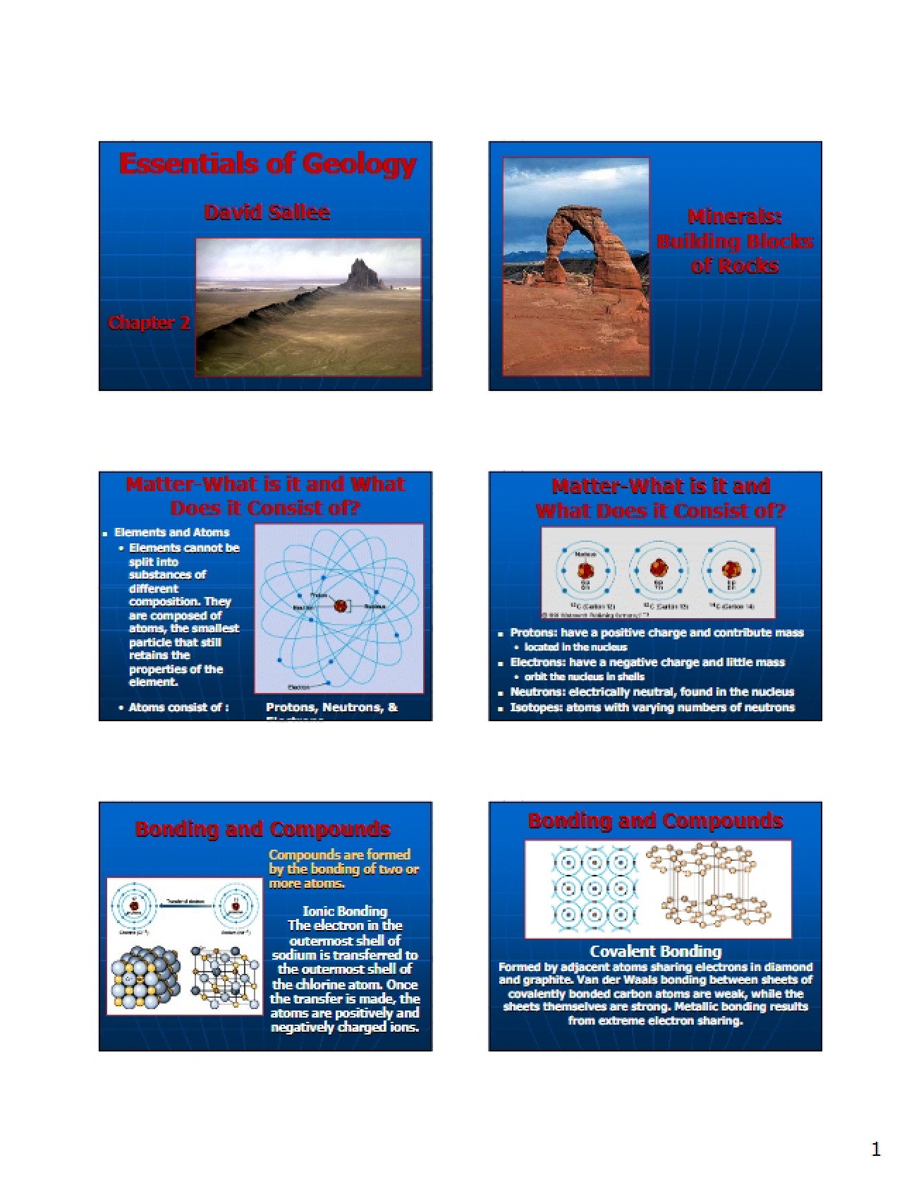 Minerals Chapter Two