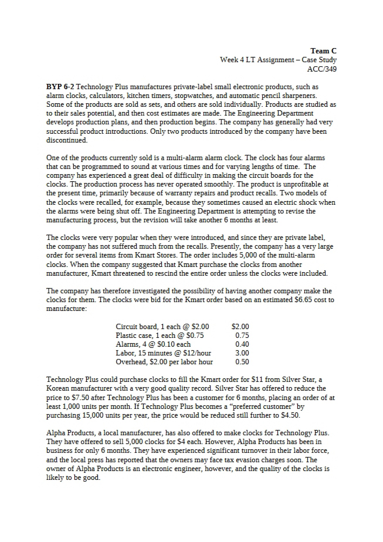 Case Study Week 4 LT Assignment