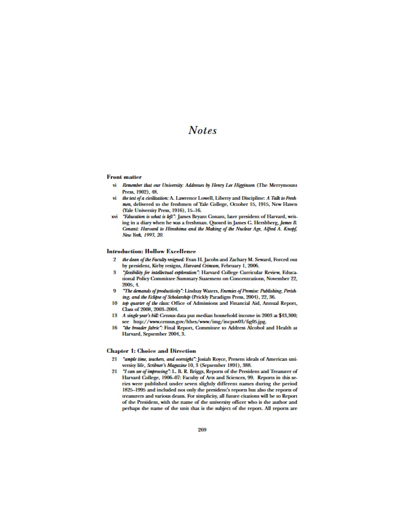 Academic Study Notes