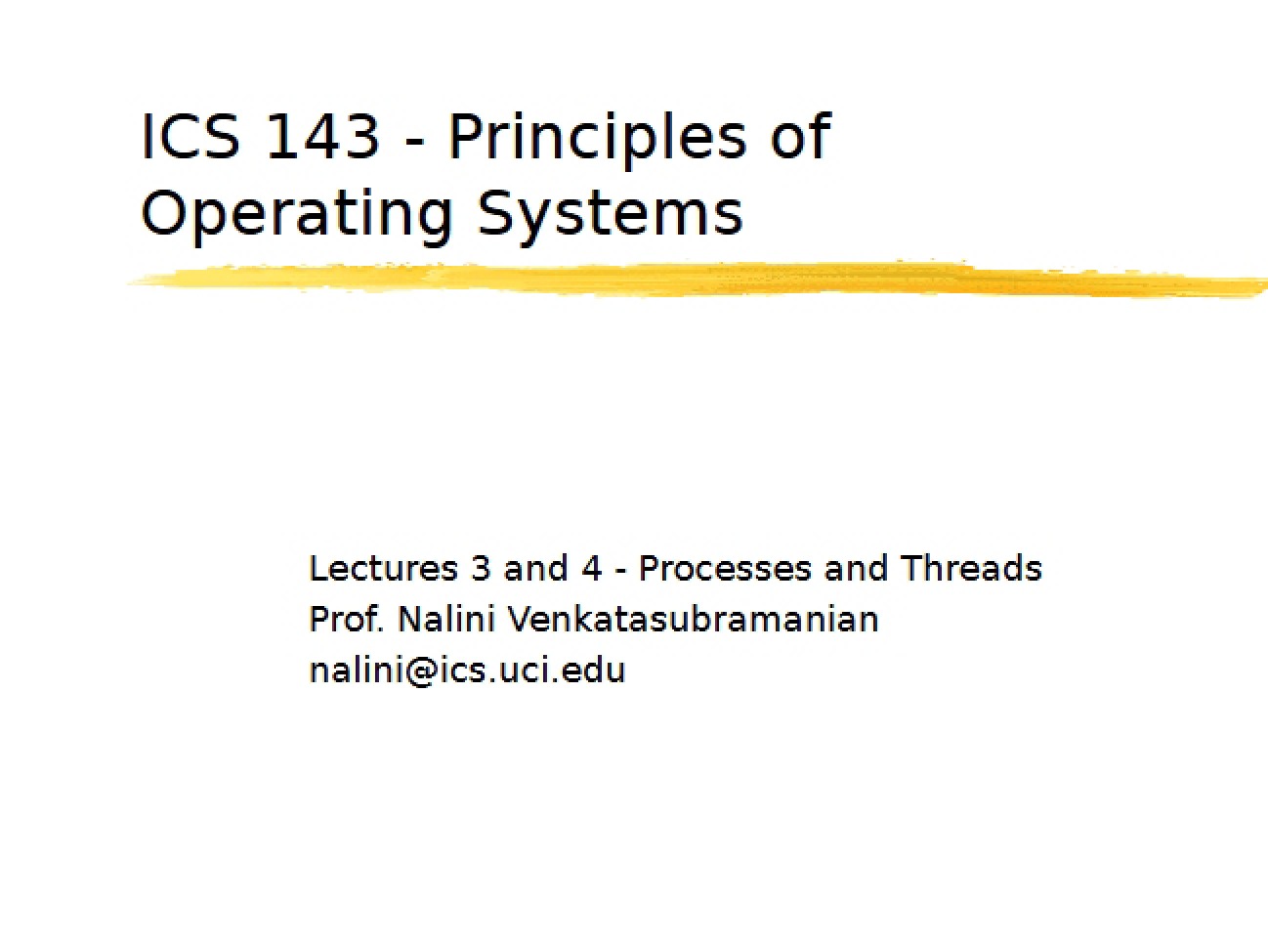 Core Concepts of Operating Systems