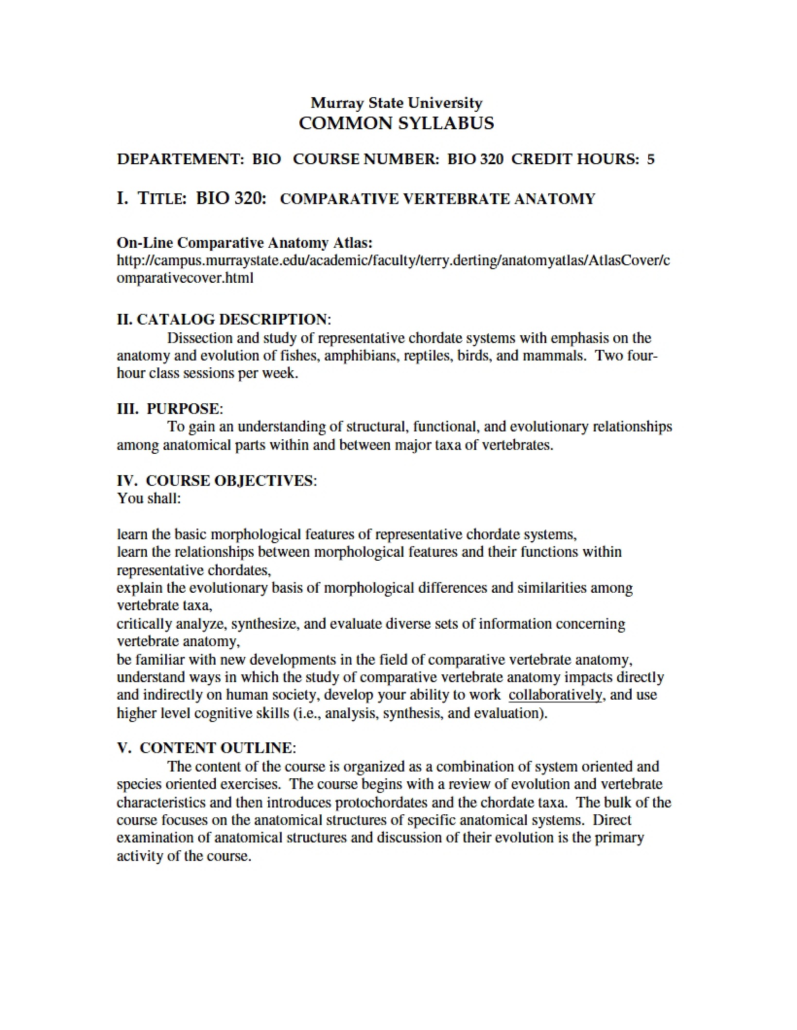 Syllabus