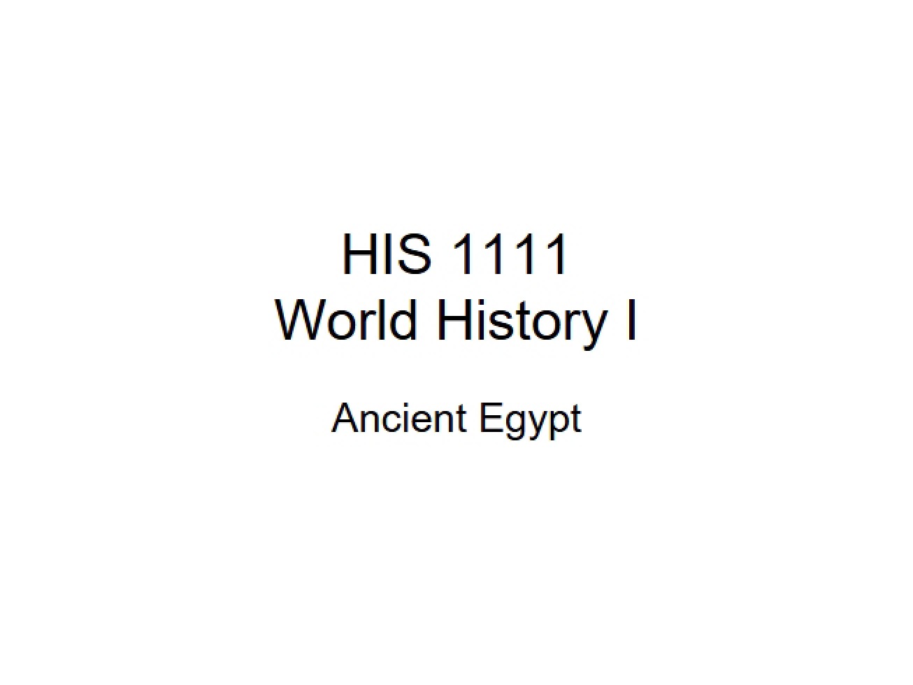 Ancient Egypt Template - 19 Pages