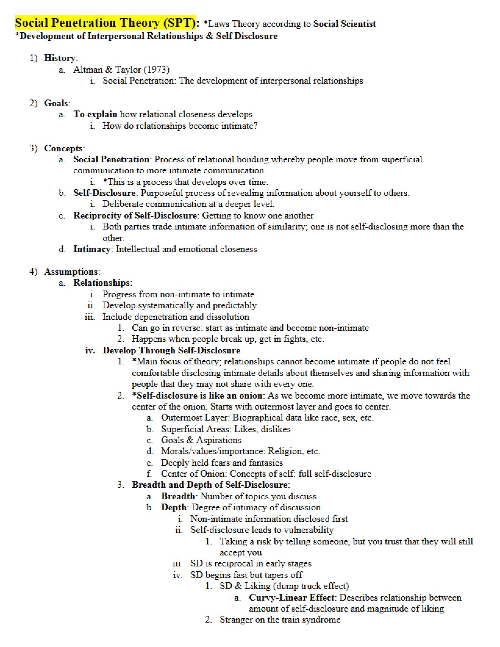 Penetration Theory (Social)