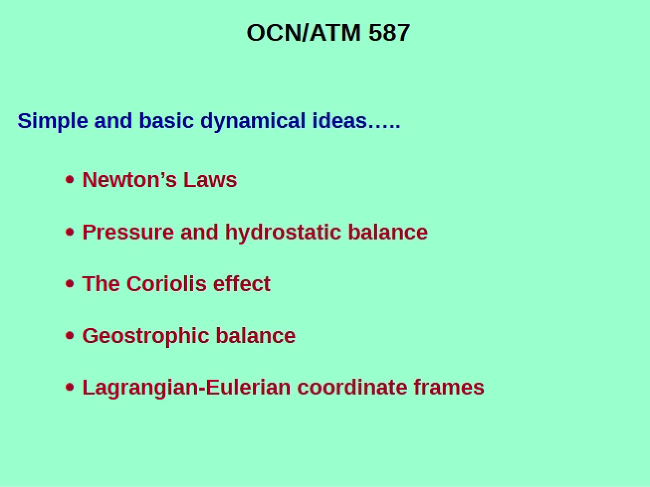 Student Revision Notes
