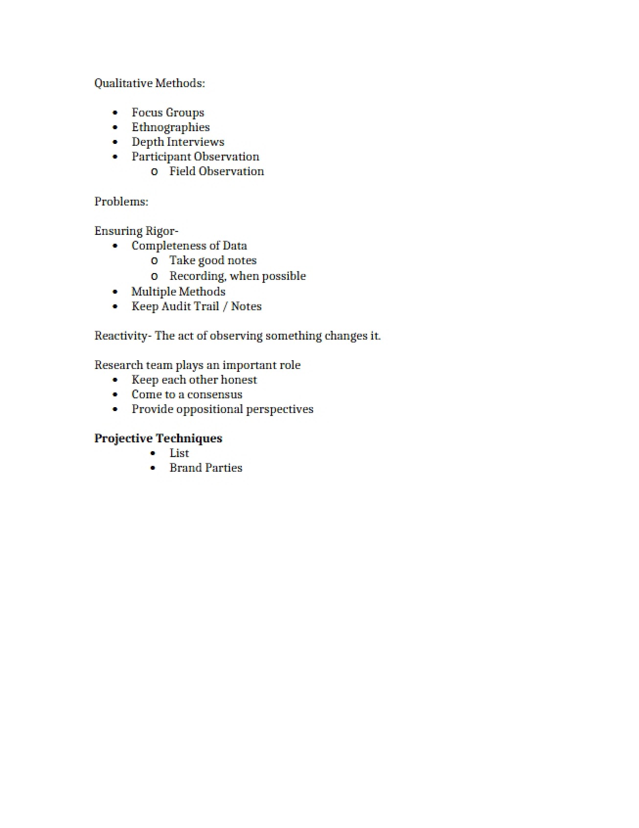 Research Terminology