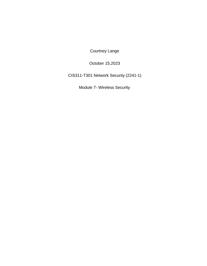 Wireless Security Enhancement with Wi-Fi 6