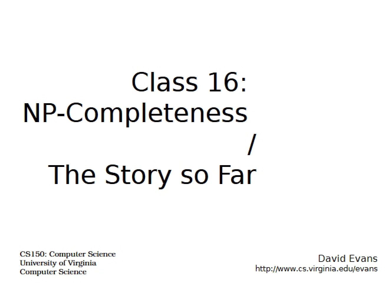 Completeness in NP Problems