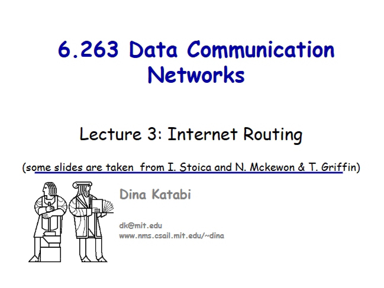 Routing on the Internet