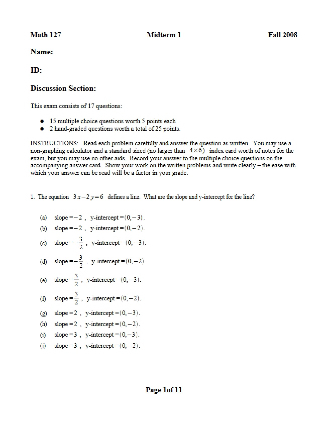 Midterm 1