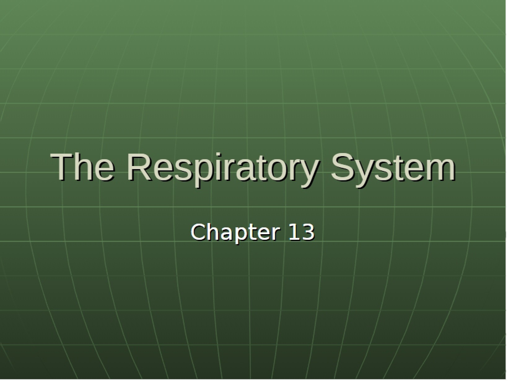 System of Respiration