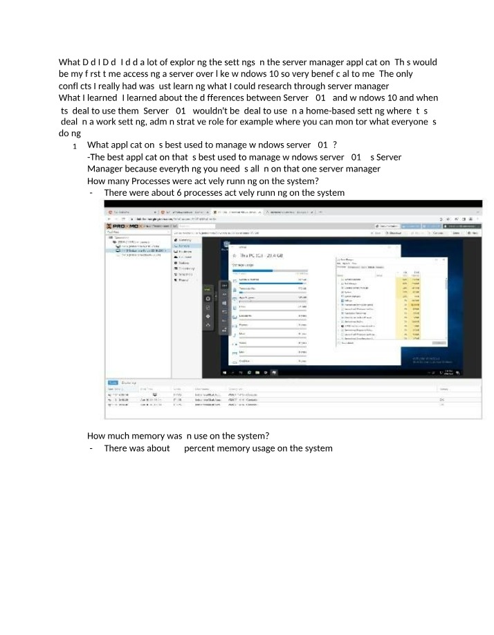 Windows Server 2019 - Server Manager and Multitasking