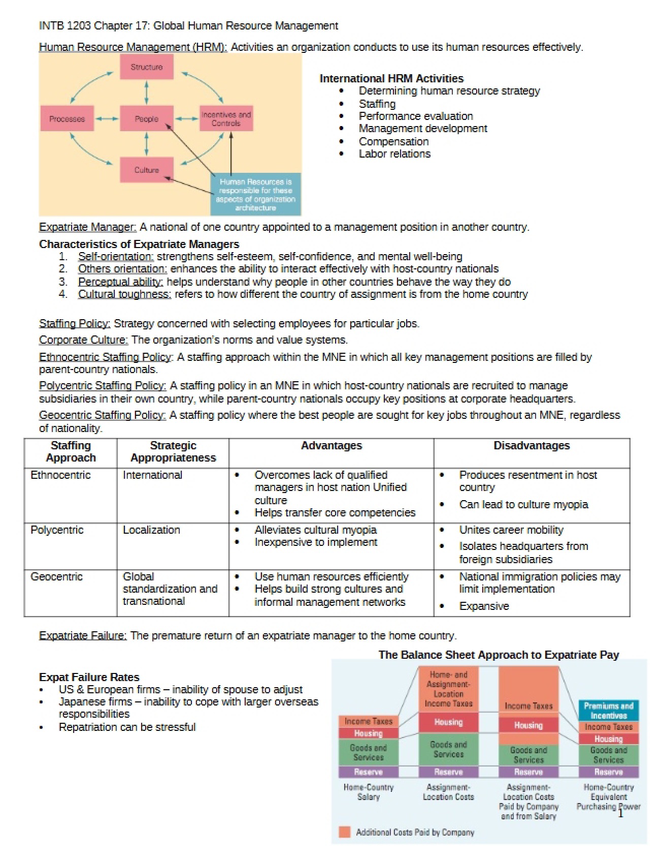 Managing Global Human Resources - Chapter 17