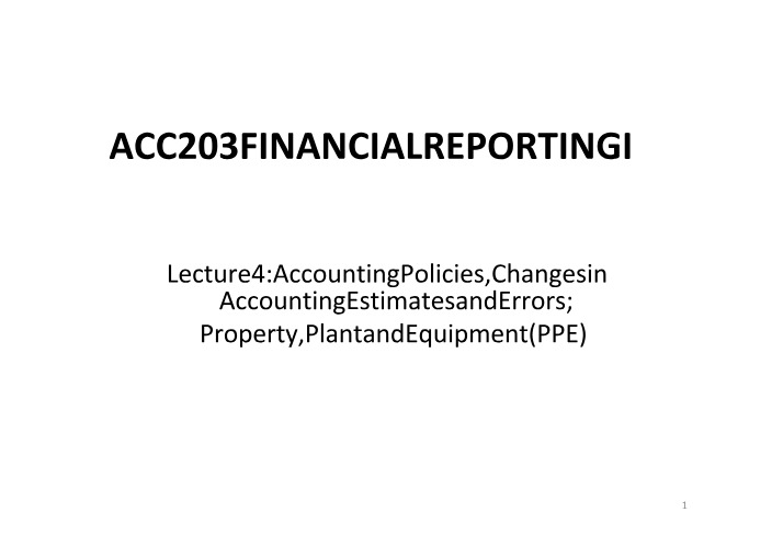 Week 4 Lecture for ACC203