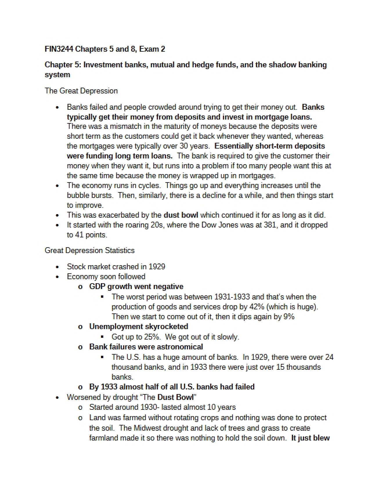 Function of Investment Banks as per Chapter Five