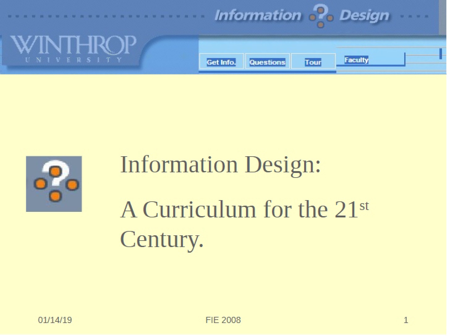 Design of Information