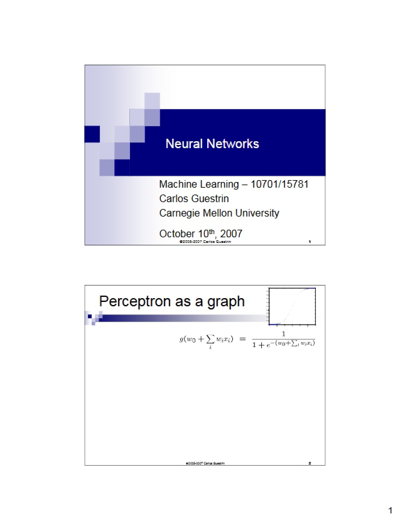 Part Six Neural Networks